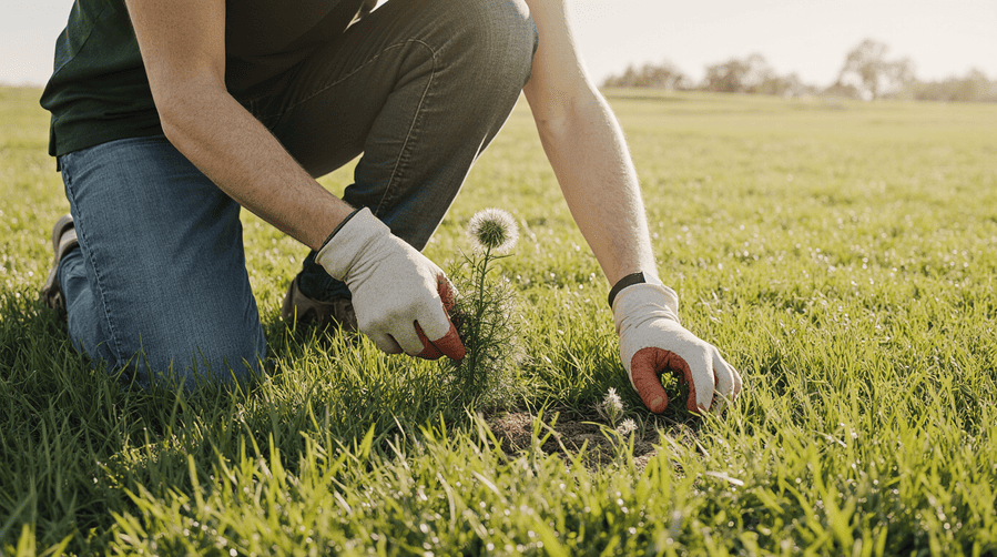 как избавиться от сорняков на газоне